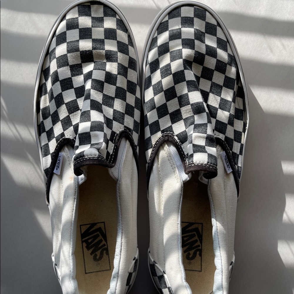Checkered Vans
